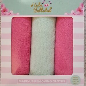 Hula Tallulah Makeup‎ Remover Cloths Reusable Facial Cleansing Pads 3-Pack New